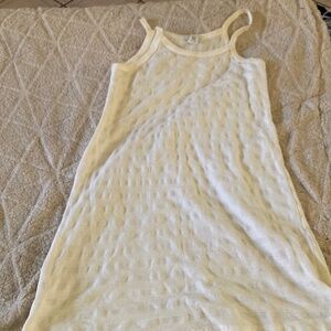 Off White Dress Bathing Suit Cover-Up Beach